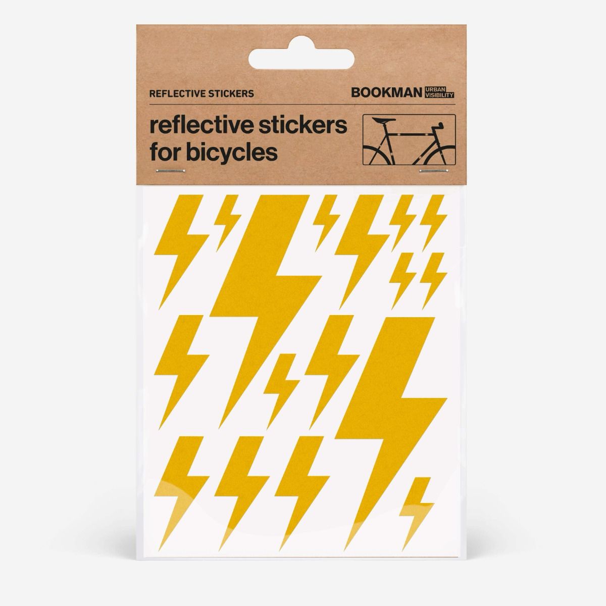 Bookman Reflective Stickers Flash Yellow 1 st