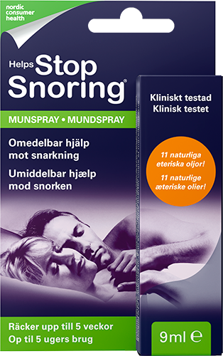 Nordic Consumer Health AB Helps stop Snoring Spray 9 ml