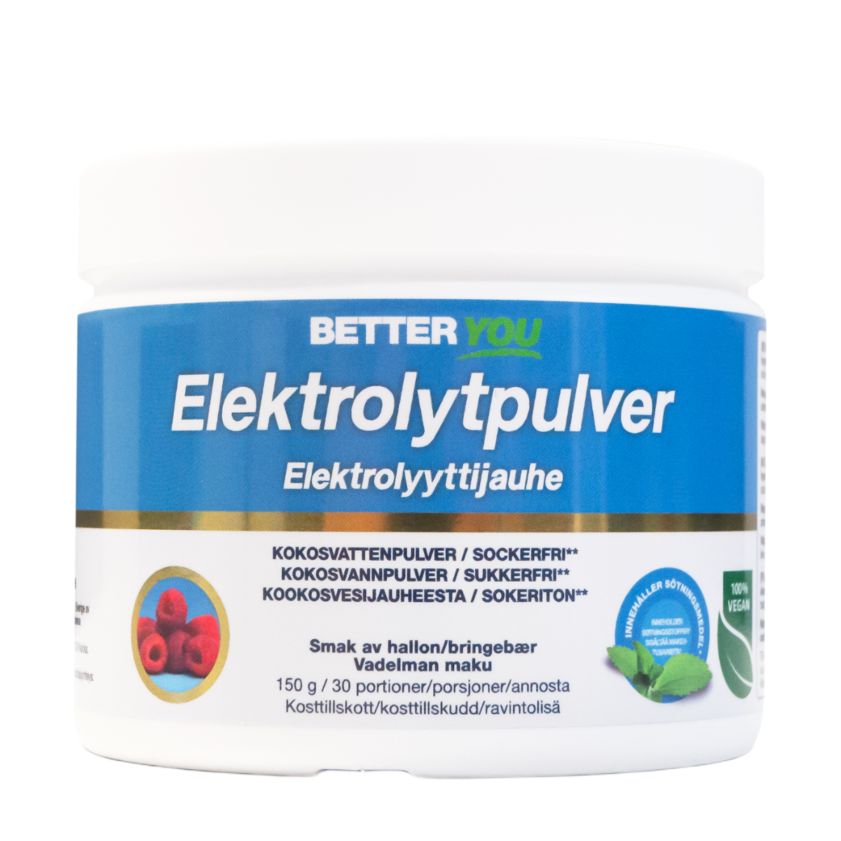 Better You Elektrolytpulver - Hallon