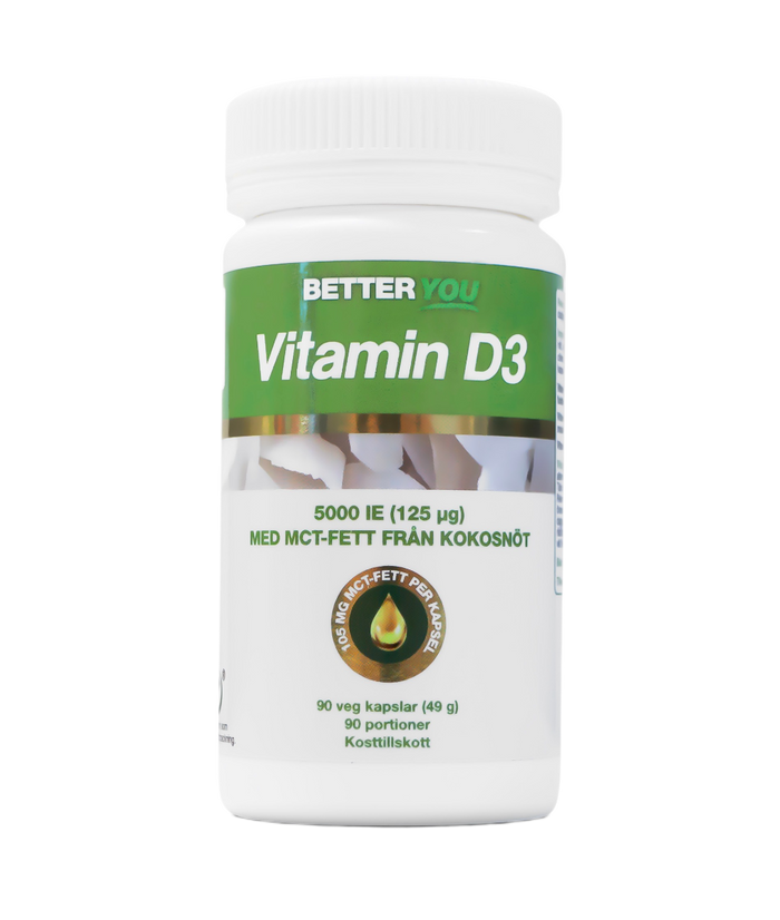 Better You Vitamin D3 5000 IE + Kokosolja