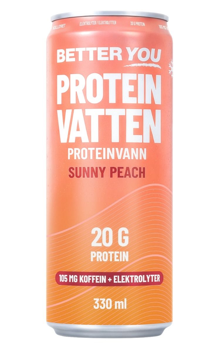 Better You ProteinvattenSunny Peach Koffein+Elektro