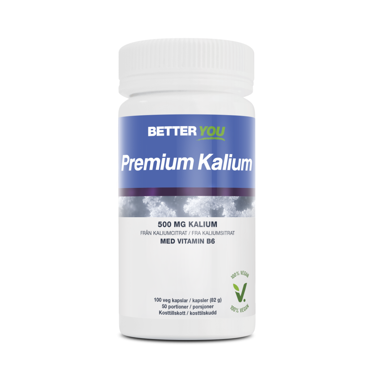 Better You Premium Kalium 500 mg 100 kapslar