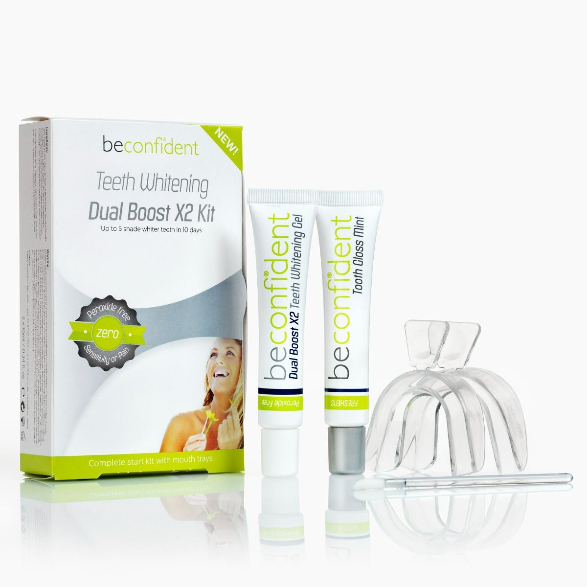 Beconfident Teeth Whitening Dual Boost X2 Kit 1 st