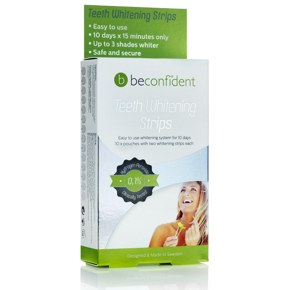 Beconfident Teeth Whitening X3 Strips 10 days 1 st