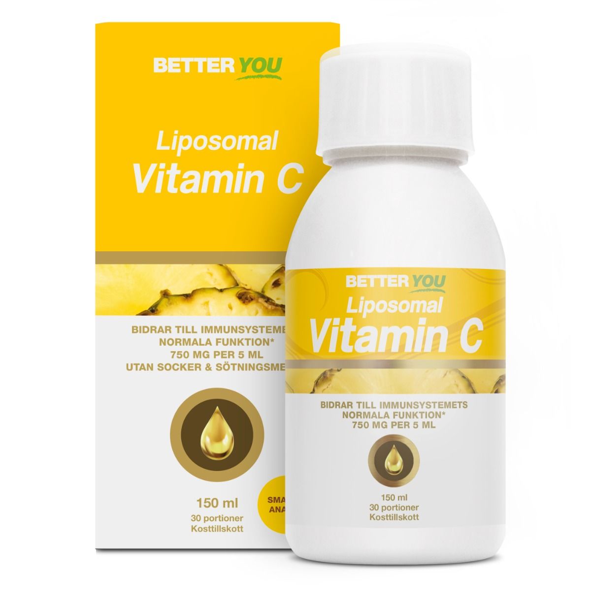 Liposomal Vitamin C - 150 ml - Ananas