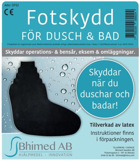 Bhimed Sweden AB Bhimed Fotskydd för dusch & bad 1 st