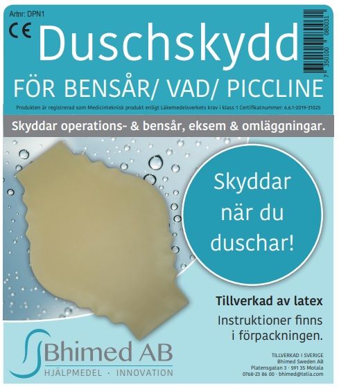 Bhimed Duschskydd för bensår/piccline 1 st