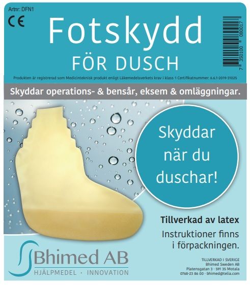 Bhimed Sweden AB Bhimed Fotskydd för dusch 1 st