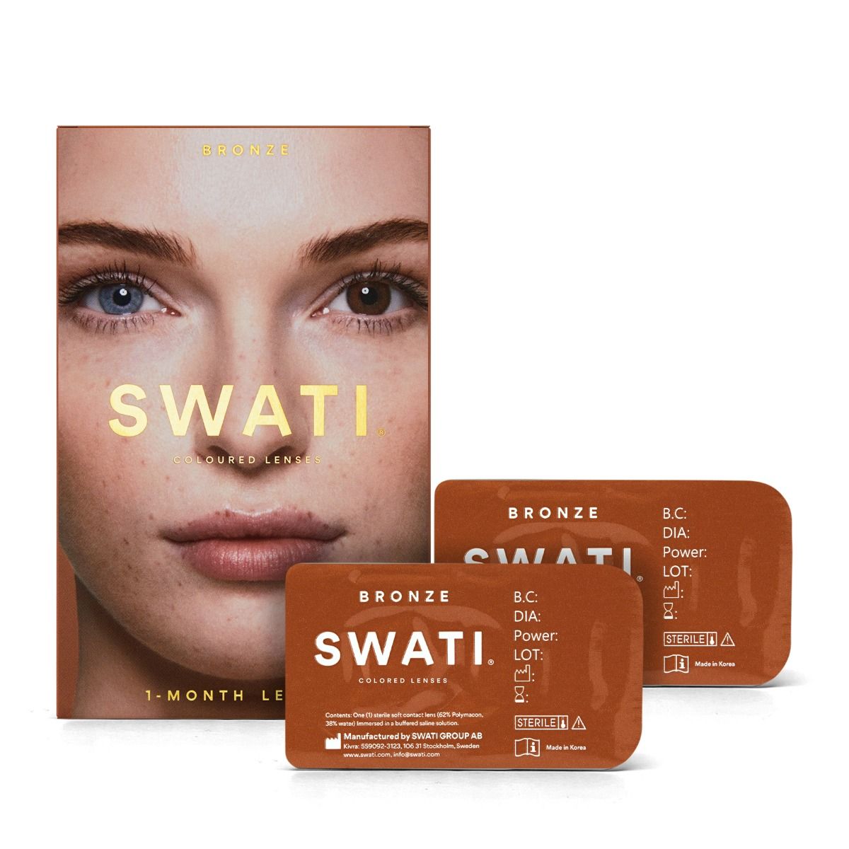 IC Enterprises AB Swati Cosmetics Bronze – 1 månad 1 par