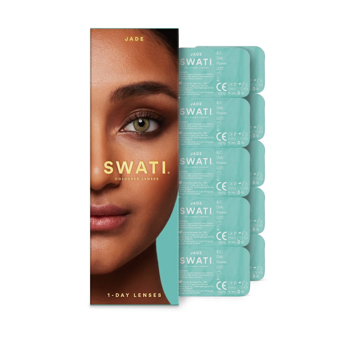 Swati Cosmetics Jade  – 1-dagslinser 5 par