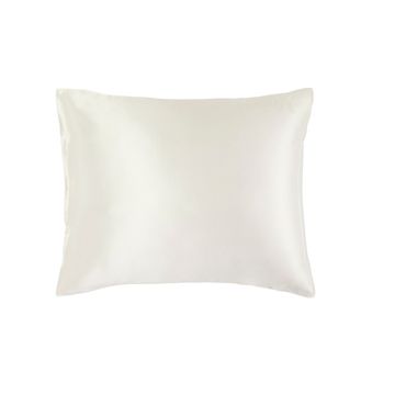 Lenoites Mulberry Silk Pillowcase 50x60 cm, White