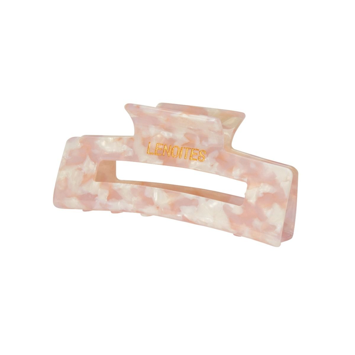 Lenoites Premium Eco-Friendly Hair Claw – Pearly pink 1 st