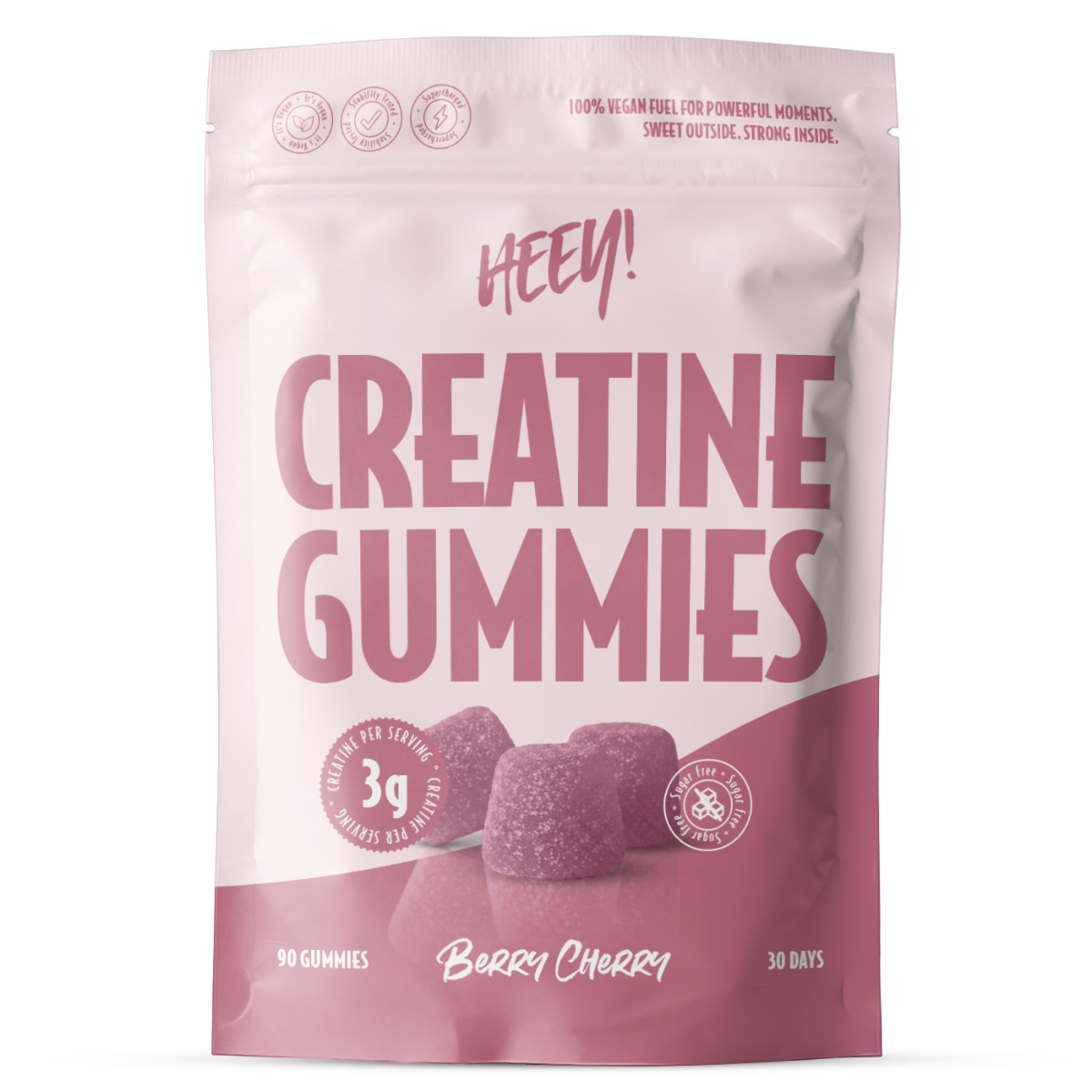 Heey! Creatine Gummies Berry Cherry