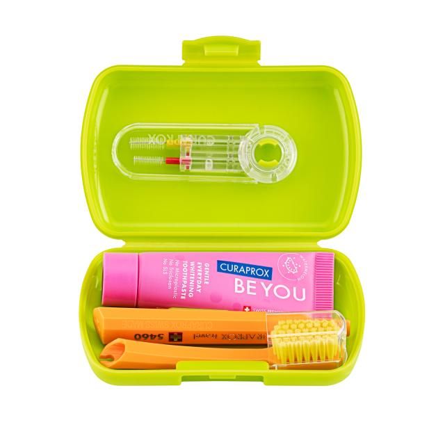 Curaprox Travel set grön