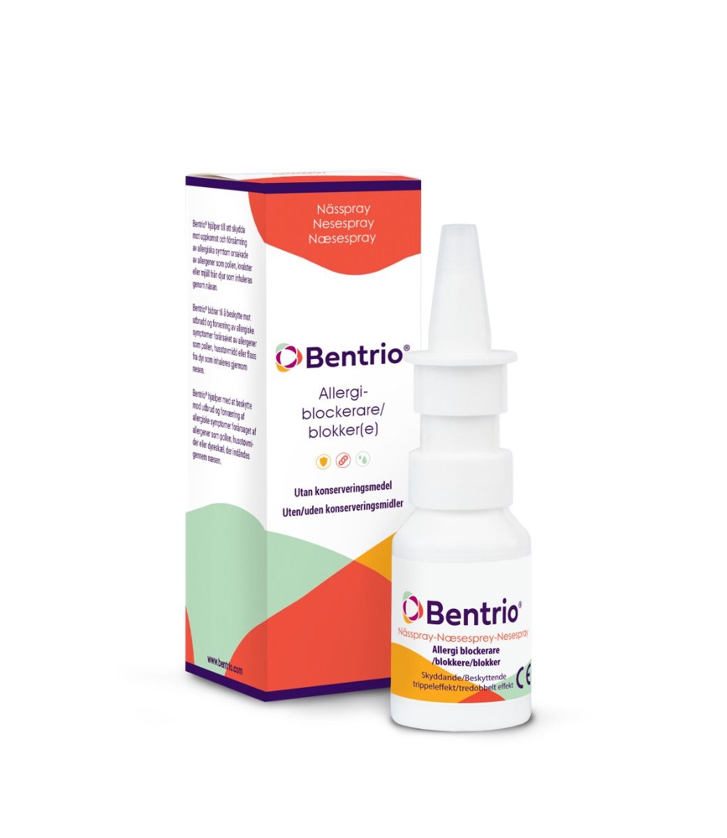 Bentrio nässpray allergiblockerare 20 ml