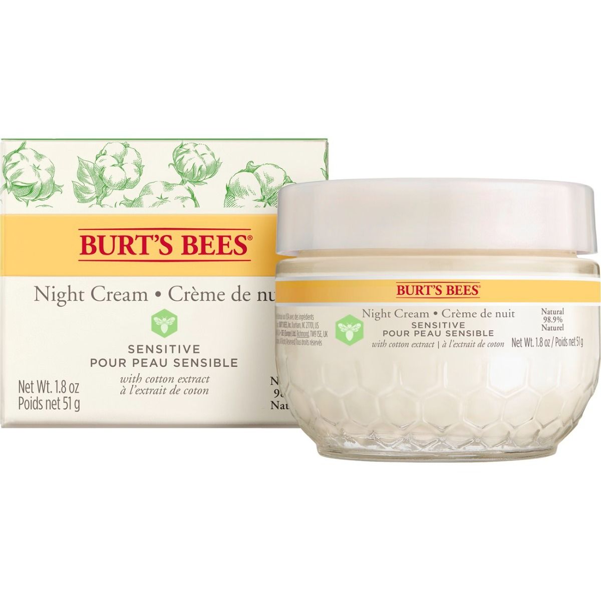 Burt’s Bees Sensitive Skin Night Cream 51 g