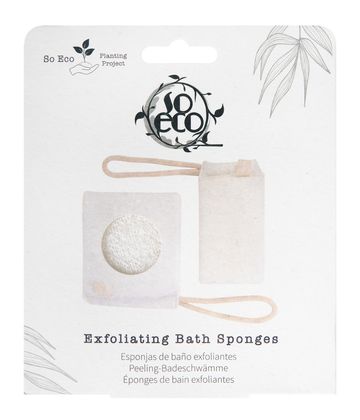 So Eco Exfoliating bath sponges