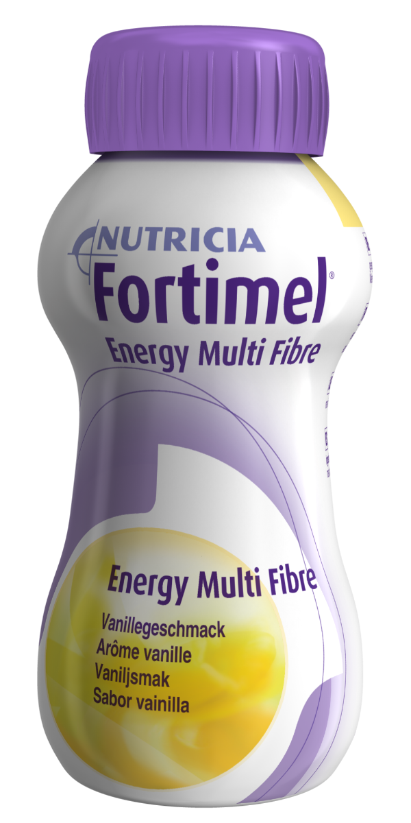 Fortimel Energy Multi Fibre vanilj drickfärdigt kosttillägg 4 x 200 milliliter