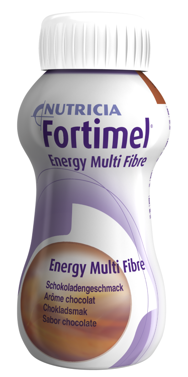 Fortimel Energy Multi Fibre choklad drickfärdigt kosttillägg 4 x 200 milliliter