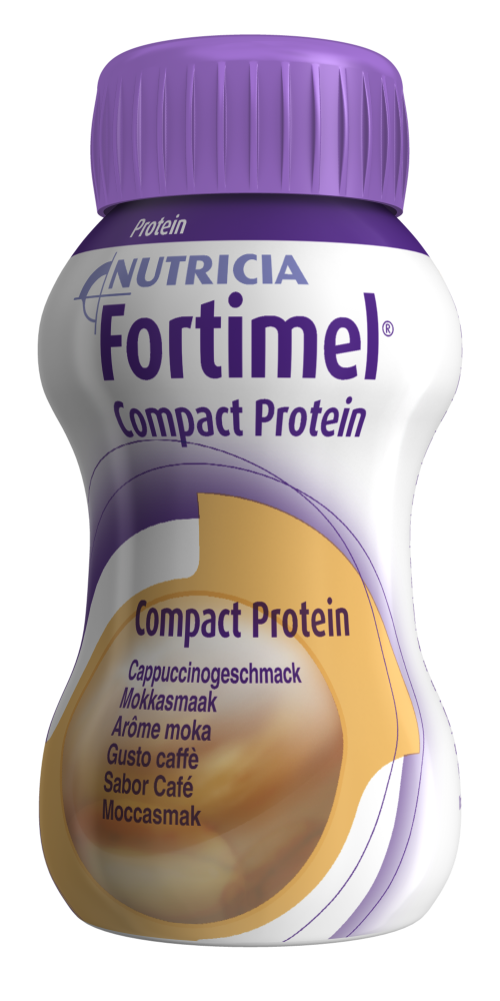 Fortimel Compact Protein drickfärdigt kosttillägg mocca 4 x 125 milliliter