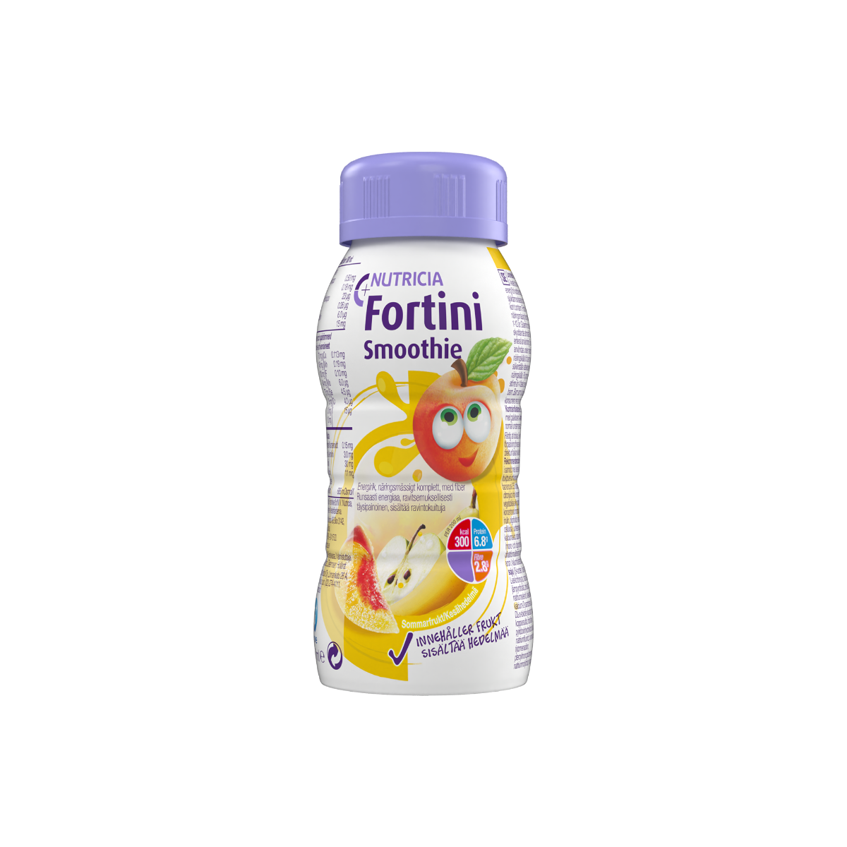 Fortini Smoothie barnkosttillägg komplett sommarfrukt 200 milliliter