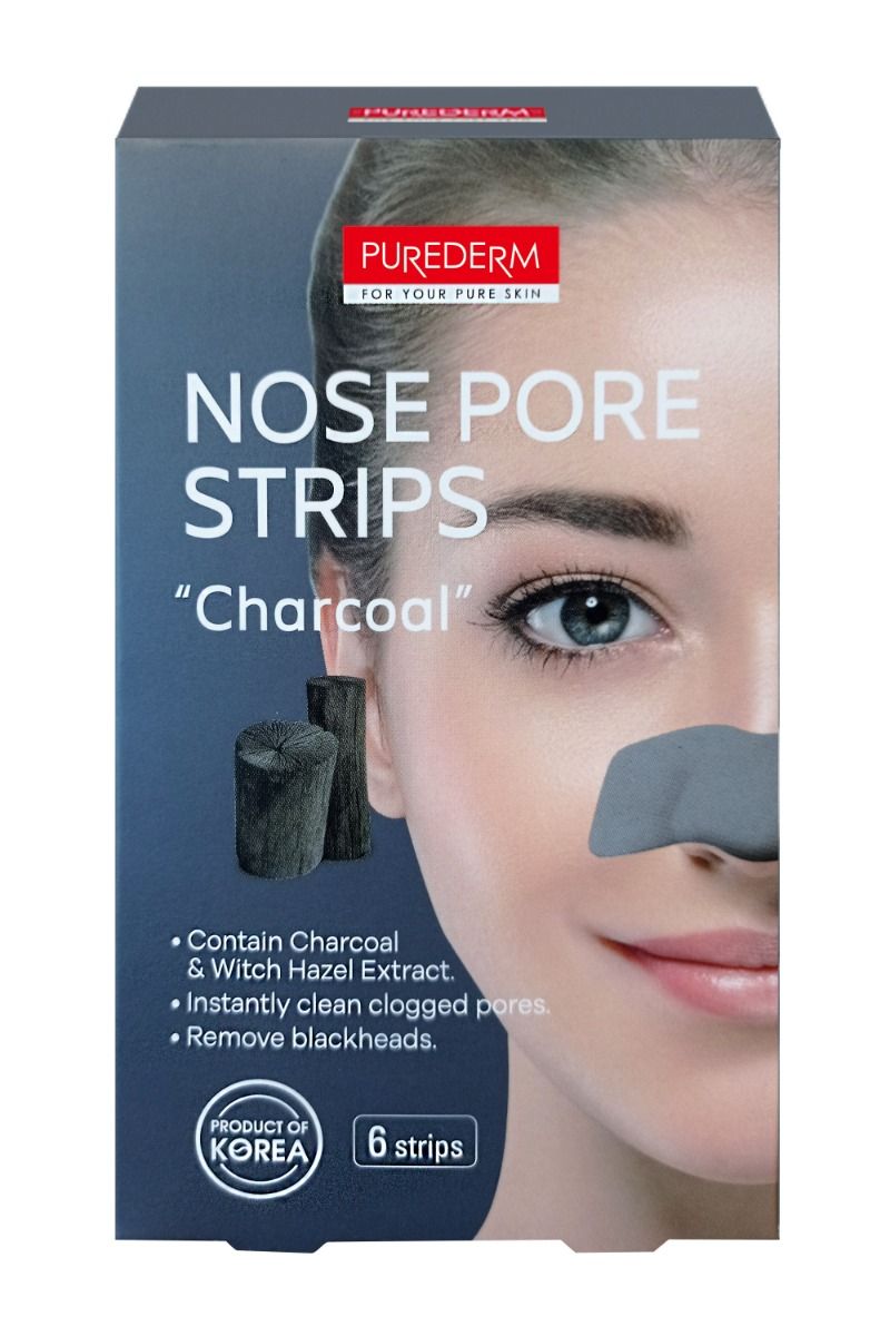 Purederm Nose Pore Strips Charcoal 6 st