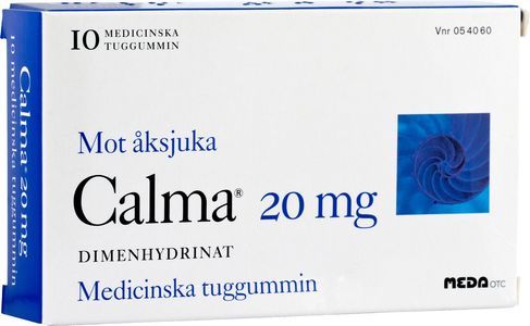 Calma, medicinskt tuggummi 20 mg