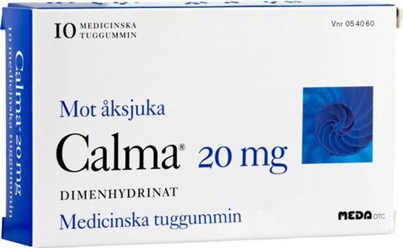 Calma, medicinskt tuggummi 20 mg