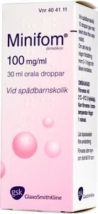 Minifom, orala droppar, emulsion 100 mg/ml