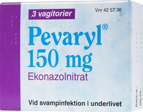 Pevaryl, vagitorium 150 mg Trimb Healthcare AB