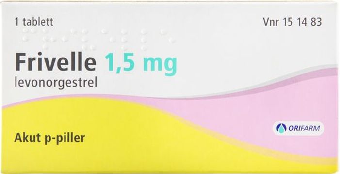 Frivelle, tablett 1,5 mg