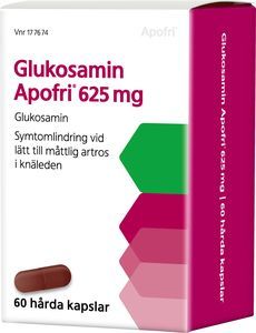 Glukosamin Apofri, kapsel, hård 625 mg