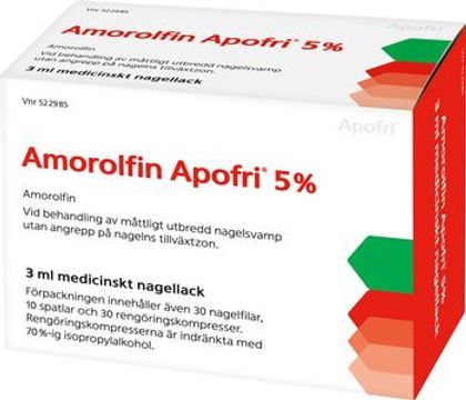 Amorolfin Apofri, medicinskt nagellack 5 %