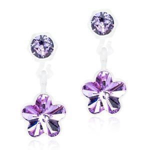 Blomdahl Örhängen Mp Pendant Flower, Violet 1 par