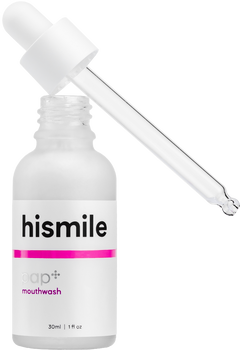 Hismile PAP+ Mouthwash with cup