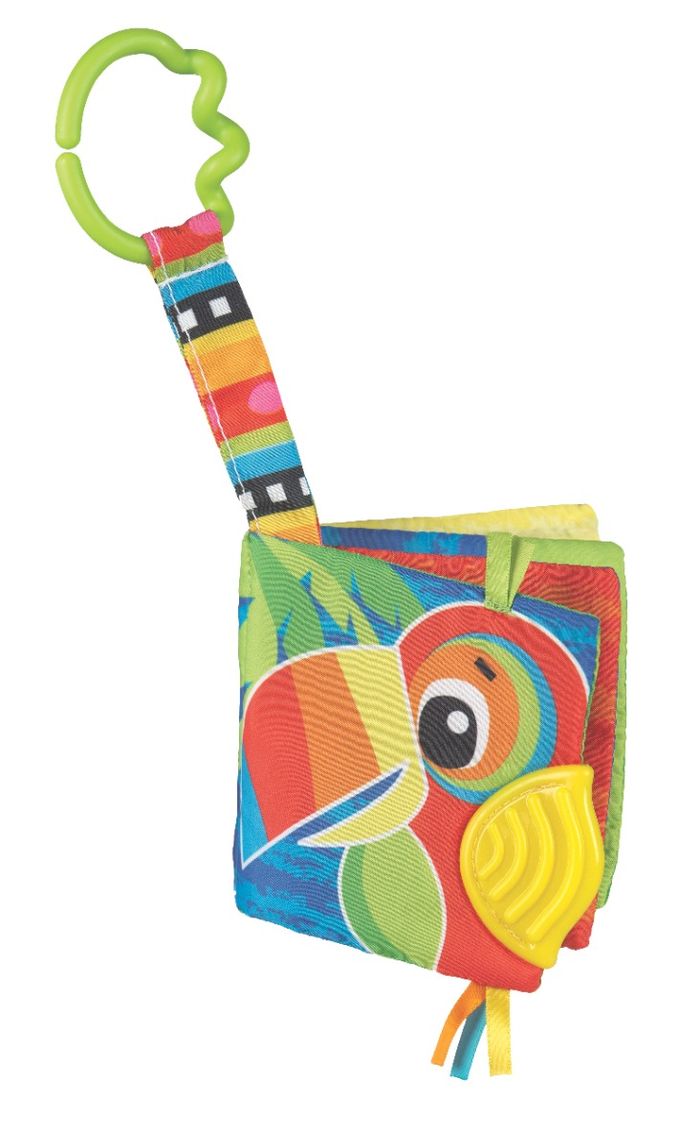 Playgro jazzy jungle teether book 3m+