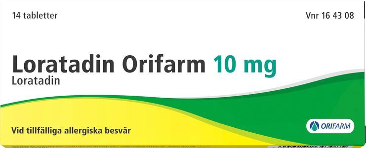 Loratadin Orifarm, tablett 10 mg