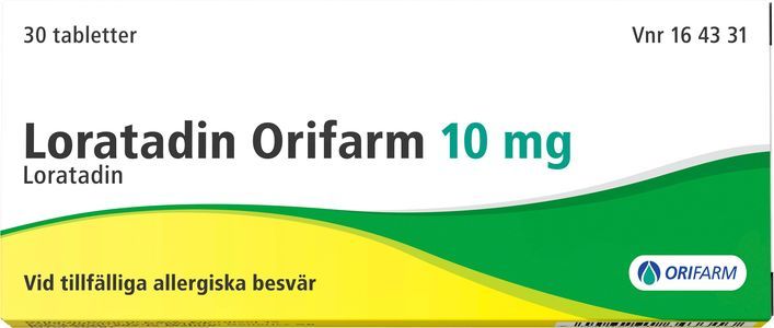 Loratadin Orifarm, tablett 10 mg