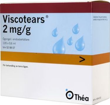 Viscotears, ögongel i endosbehållare 2 mg/g