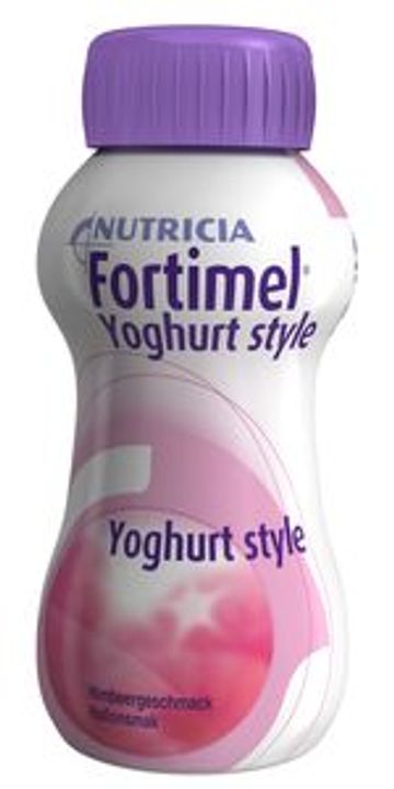 Fortimel Yoghurt Style, hallon, glutenfri komplett, energirik näring