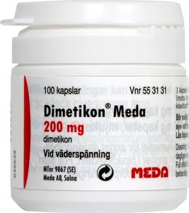 Dimetikon Cooper, kapsel, mjuk 200 mg