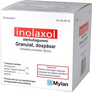 Inolaxol,  granulat i dospåse