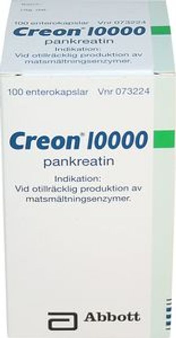 Creon 10000, enterokapsel, hård Viatris AB