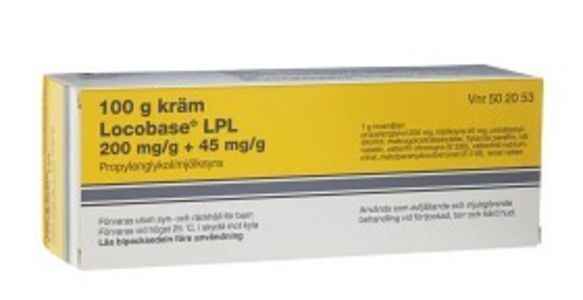 Locobase LPL, kräm 200 mg/g+45 mg/g