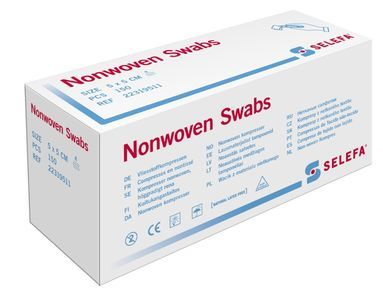 Selefa Nonwoven kompress 5 x 5 cm 150 st