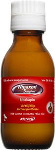 Nipaxon, oral suspension 5 mg/ml