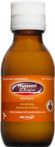 Nipaxon, oral suspension 2,5 mg/ml