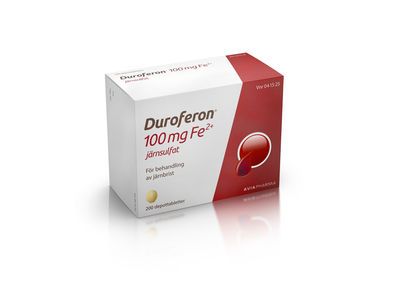Duroferon, depottablett 100 mg Fe2+