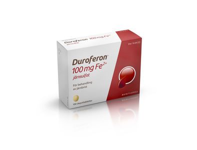 Duroferon, depottablett 100 mg Fe2+