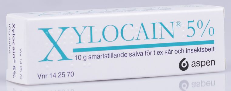 Xylocain, salva 5 %
